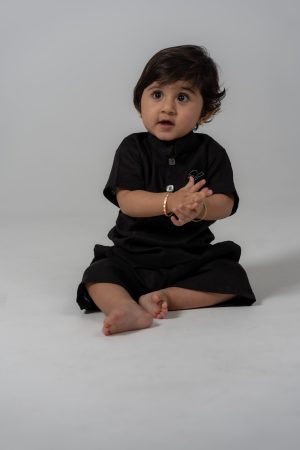 Kids Chinese Collar t-shirt